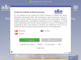 'aohostels.com' screenshot