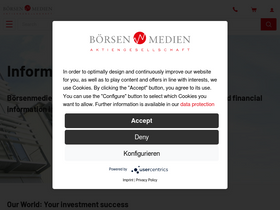'boersenmedien.de' screenshot