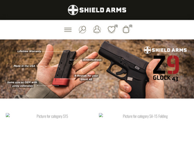 'shieldarms.com' screenshot