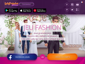 'ladypopular.fr' screenshot