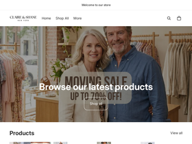 claireandshane.com homepage screenshot