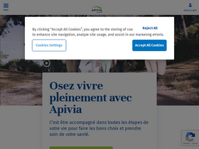 'apivia.fr' screenshot