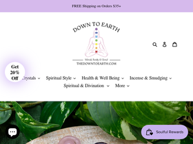 thedowntoearth.com homepage screenshot