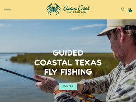 onioncreekflycompany.com homepage screenshot