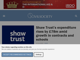 'civilsociety.co.uk' screenshot