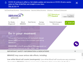 'ibrance.com' screenshot