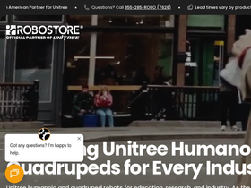 unitreeamerica.com homepage screenshot