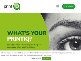 'colemansprint.printiq.com' screenshot