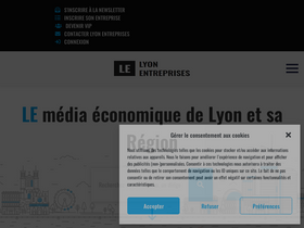 'lyon-entreprises.com' screenshot