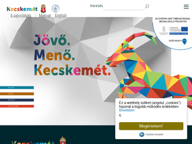 'kecskemet.hu' screenshot
