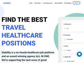 'stabilityhealthcare.com' screenshot