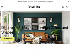 Chicclos website screenshot