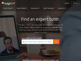 'wyzant.com' screenshot