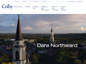 'colby.edu' screenshot