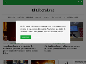 'elliberal.cat' screenshot