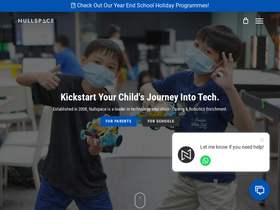 Nullspace Robotics (SG) — Website preview