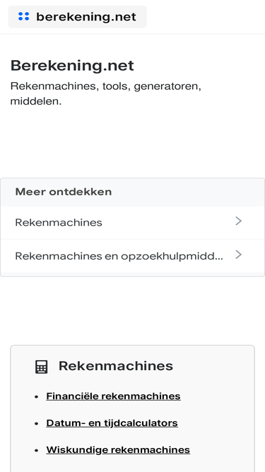 berekening.net