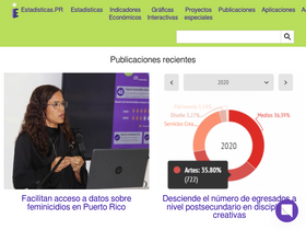 'estadisticas.pr' screenshot