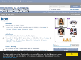 'talkteria.de' screenshot