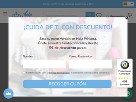 'holaprincesa.es' screenshot