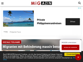 'migazin.de' screenshot