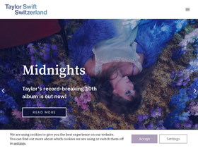 'taylorswiftswitzerland.ch' screenshot