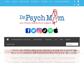 'drpsychmom.com' screenshot