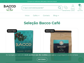 baccocafe.com.br homepage screenshot