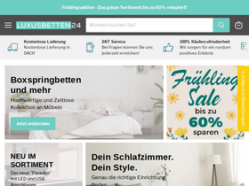 'luxusbetten24.de' screenshot