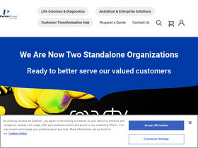 'perkinelmer.com' screenshot