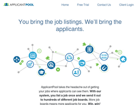 'applicantpool.com' screenshot