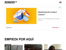 'runners.mx' screenshot