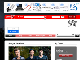 'guitarflash.com' screenshot