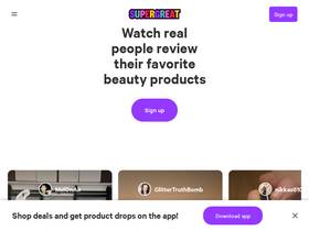 'supergreat.com' screenshot