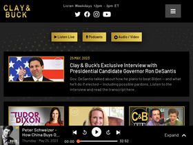 'clayandbuck.com' screenshot