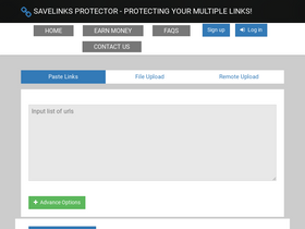 'savelinks.me' screenshot