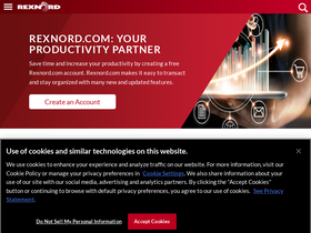 'rexnord.com' screenshot