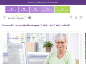 diabetesedstore.net homepage screenshot