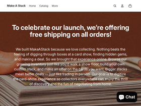 makeastack.com homepage screenshot