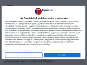 'topszotar.hu' screenshot