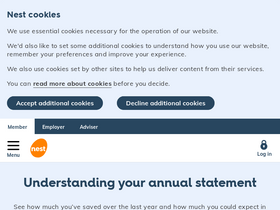 'nestpensions.org.uk' screenshot