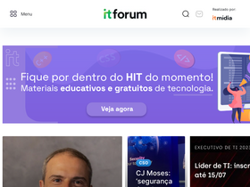 'itforum.com.br' screenshot