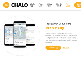 'chalo.com' screenshot