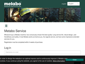'metabo-service.com' screenshot