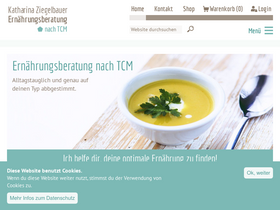 'ernaehrungsberatung-wien.at' screenshot