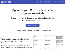 'extpose.com' screenshot