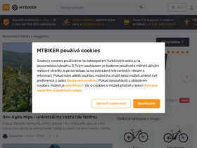 'mtbiker.cz' screenshot