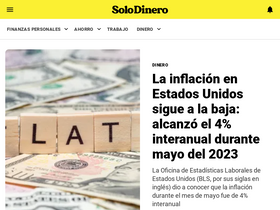 'solodinero.com' screenshot