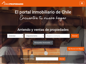 'chilepropiedades.cl' screenshot