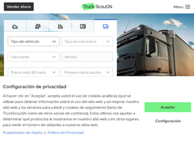 'truckscout24.es' screenshot